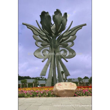 Large Modern Stainless steel Sculpture for outdoor decoration